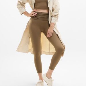 Athleta Salutation Stash Fold Over Legging